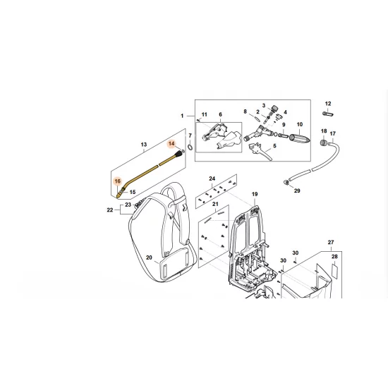 STIHL  Lanca natryskowa 4854 500 0900
